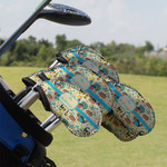 Old Fashioned Thanksgiving Golf Club Iron Cover - Set of 9 (Personalized)