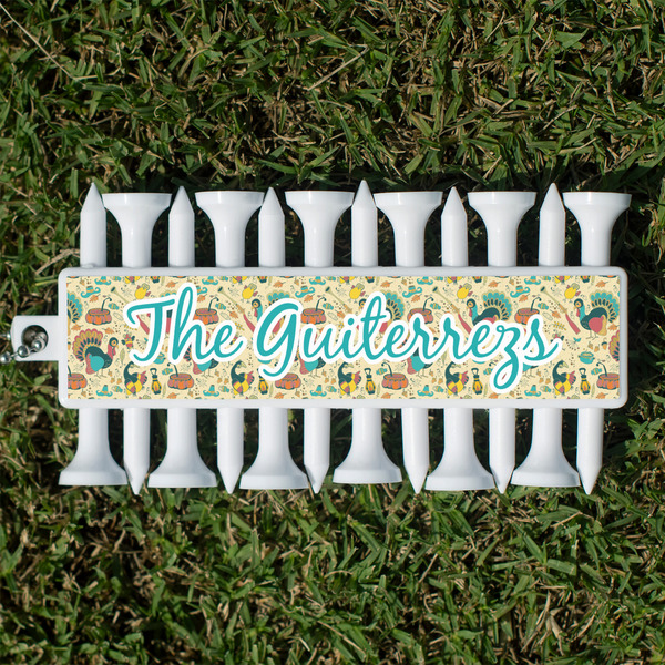 Custom Old Fashioned Thanksgiving Golf Tees & Ball Markers Set (Personalized)