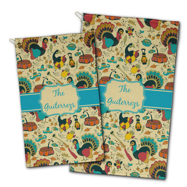 Old Fashioned Thanksgiving Golf Towel - PARENT (small and large)