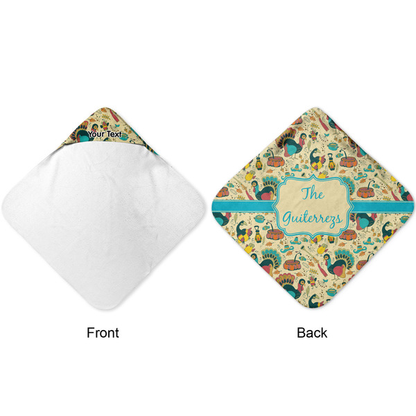 Old Fashioned Thanksgiving Hooded Baby Towel- Approval