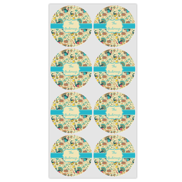 Old Fashioned Thanksgiving Icing Circle - Medium - Set of 8