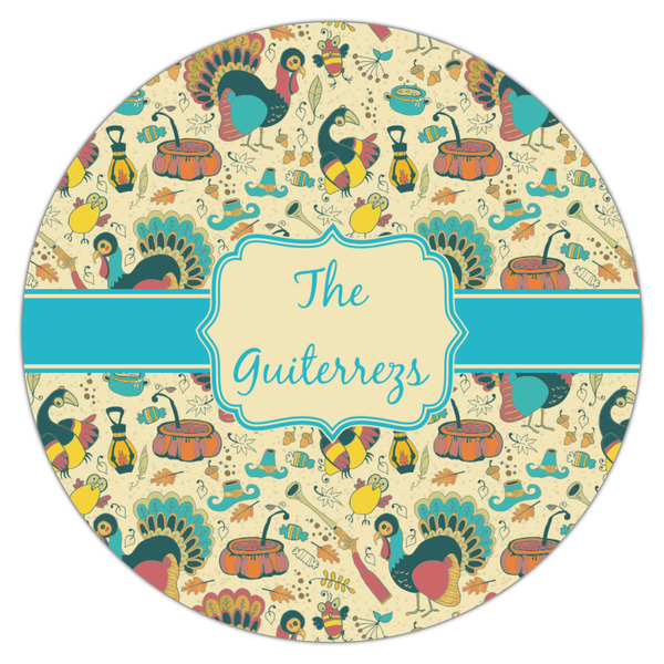 Old Fashioned Thanksgiving Icing Circle - Medium - Single