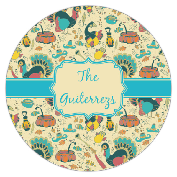 Old Fashioned Thanksgiving Icing Circle - XSmall - Single