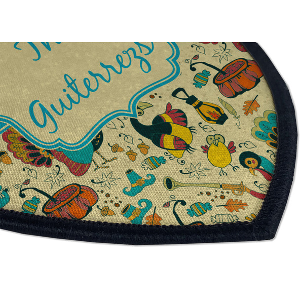 Old Fashioned Thanksgiving Iron on Shield 3 Detail