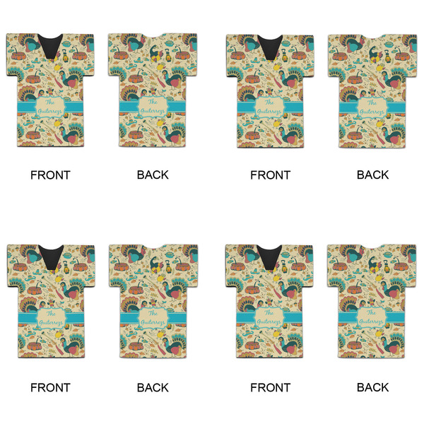 Old Fashioned Thanksgiving Jersey Bottle Cooler - Set of 4 - APPROVAL