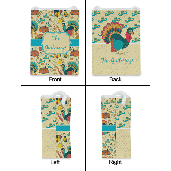 Old Fashioned Thanksgiving Jewelry Gift Bag - Matte - Approval