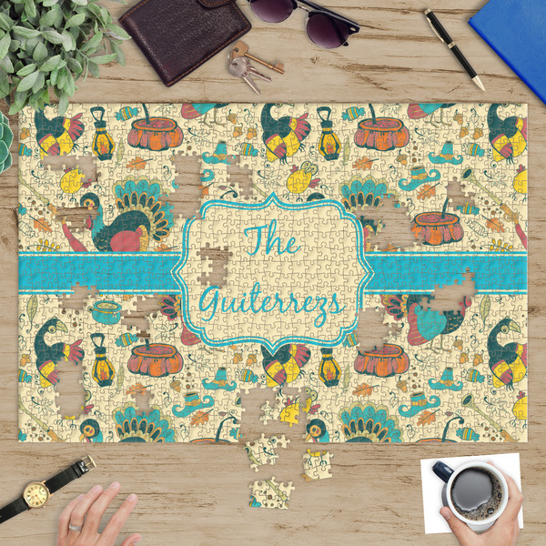 Old Fashioned Thanksgiving Jigsaw Puzzle 1014 Piece - In Context