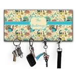 Old Fashioned Thanksgiving Key Hanger w/ 4 Hooks w/ Name or Text