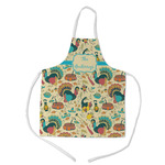 Old Fashioned Thanksgiving Kid's Apron - Medium (Personalized)