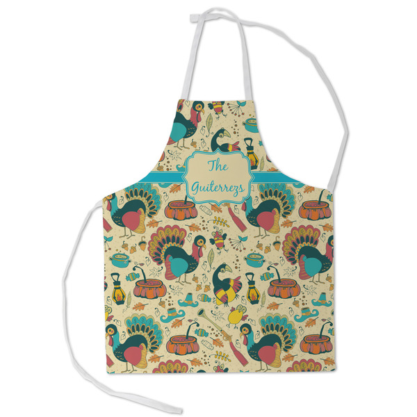 Custom Old Fashioned Thanksgiving Kid's Apron - Small (Personalized)