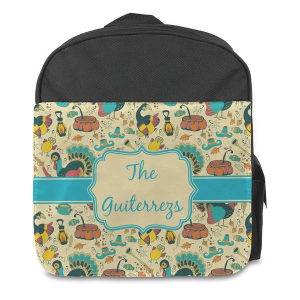 Old Fashioned Thanksgiving Kids Backpack - Front