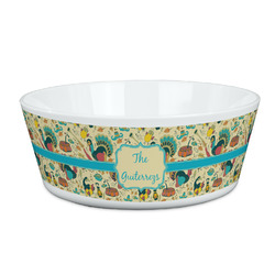 Old Fashioned Thanksgiving Kid's Bowl (Personalized)