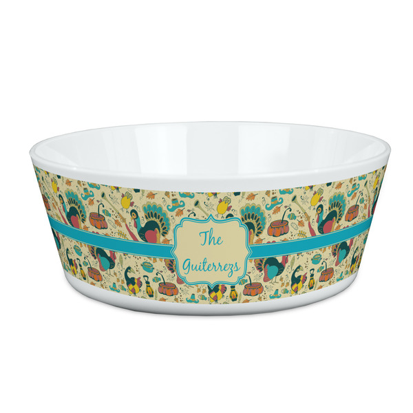 Custom Old Fashioned Thanksgiving Kid's Bowl (Personalized)