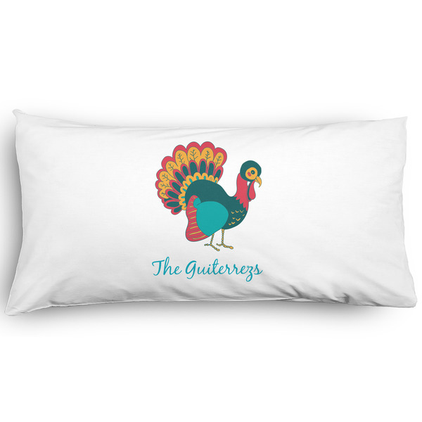 Custom Old Fashioned Thanksgiving Pillow Case - King - Graphic (Personalized)