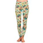 Old Fashioned Thanksgiving Ladies Leggings - Extra Small