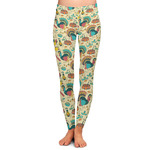 Old Fashioned Thanksgiving Ladies Leggings - Extra Large