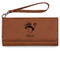 Old Fashioned Thanksgiving Ladies Wallet - Leather - Rawhide - Front View