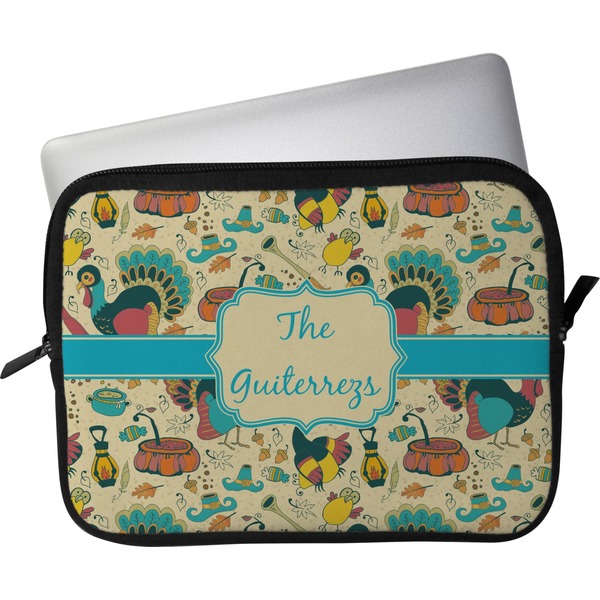 Custom Old Fashioned Thanksgiving Laptop Sleeve / Case (Personalized)