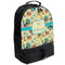 Old Fashioned Thanksgiving Large Backpack - Black - Angled View