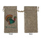 Old Fashioned Thanksgiving Large Burlap Gift Bags - Front Approval
