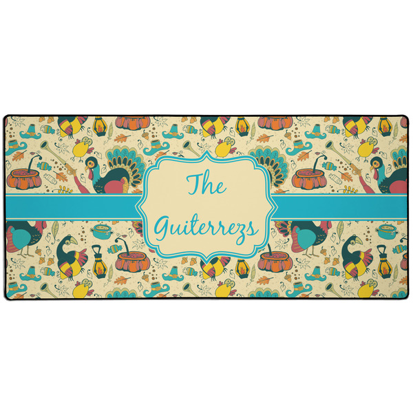 Custom Old Fashioned Thanksgiving Gaming Mouse Pad (Personalized)