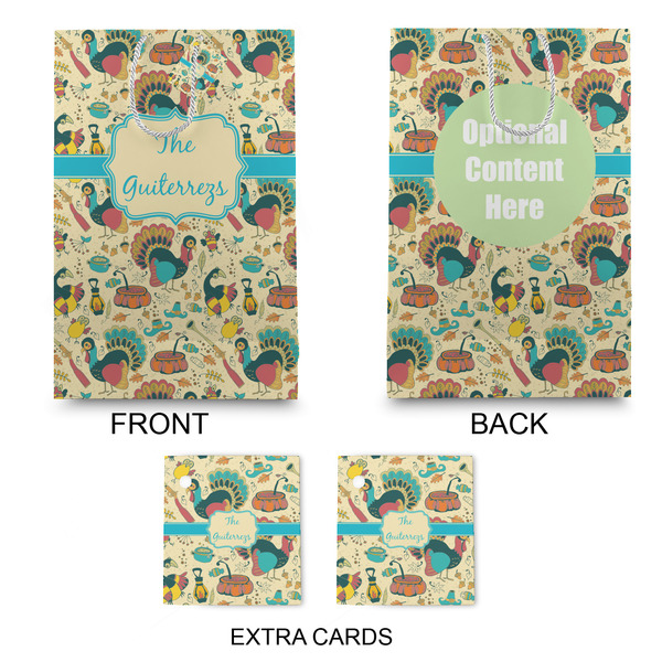 Old Fashioned Thanksgiving Large Gift Bag - Approval