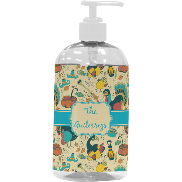 Old Fashioned Thanksgiving Large Liquid Dispenser (16 oz) - White