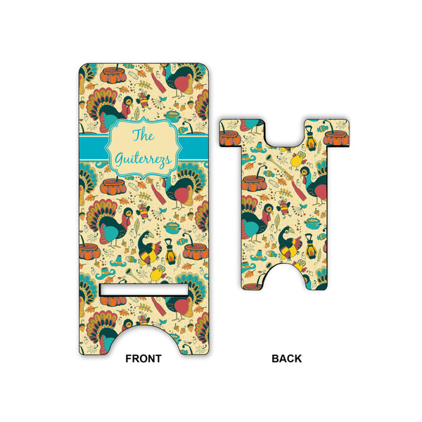 Old Fashioned Thanksgiving Large Phone Stand - Front & Back
