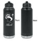 Old Fashioned Thanksgiving Laser Engraved Water Bottles - Front Engraving - Front & Back View