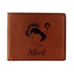Old Fashioned Thanksgiving Leatherette Bifold Wallet (Personalized)