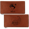 Old Fashioned Thanksgiving Leather Checkbook Holder Front and Back