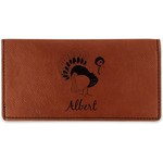 Old Fashioned Thanksgiving Leatherette Checkbook Holder (Personalized)