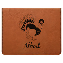 Old Fashioned Thanksgiving Leatherette 4-Piece Wine Tool Set (Personalized)