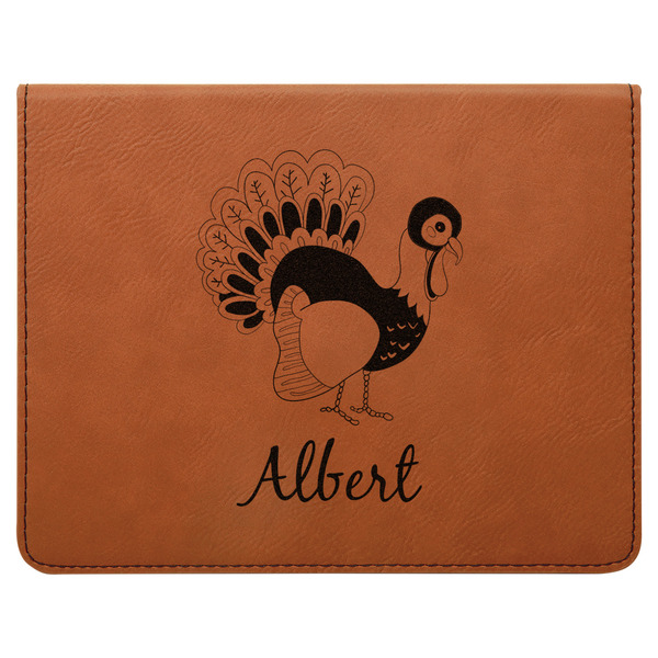 Old Fashioned Thanksgiving Leatherette 4-Piece Wine Tool Set Flat