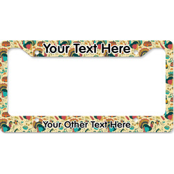 Old Fashioned Thanksgiving License Plate Frame - Style B (Personalized)