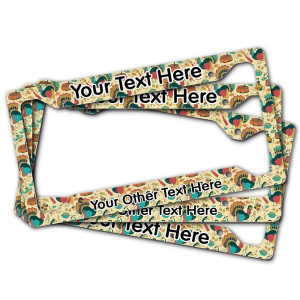 Old Fashioned Thanksgiving License Plate Frames - (PARENT MAIN)