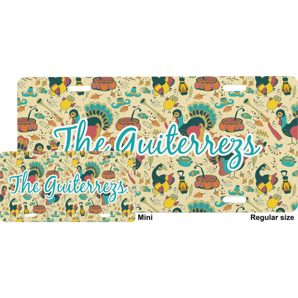 Old Fashioned Thanksgiving License Plate (Sizes)