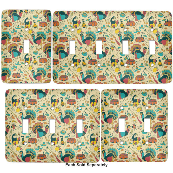 Old Fashioned Thanksgiving Light Switch Covers all sizes