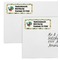 Old Fashioned Thanksgiving Mailing Labels - Double Stack Close Up