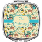 Old Fashioned Thanksgiving Compact Makeup Mirror (Personalized)