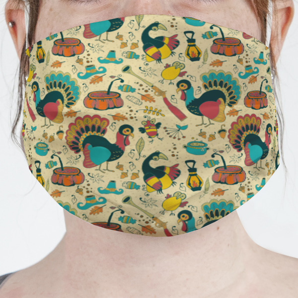 Custom Old Fashioned Thanksgiving Face Mask Cover