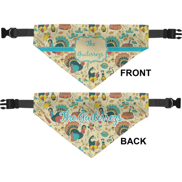Old Fashioned Thanksgiving Medium Dog Bandana Approval