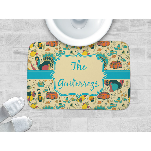 Old Fashioned Thanksgiving Memory Foam Bath Mat - LIFESTYLE 34x21