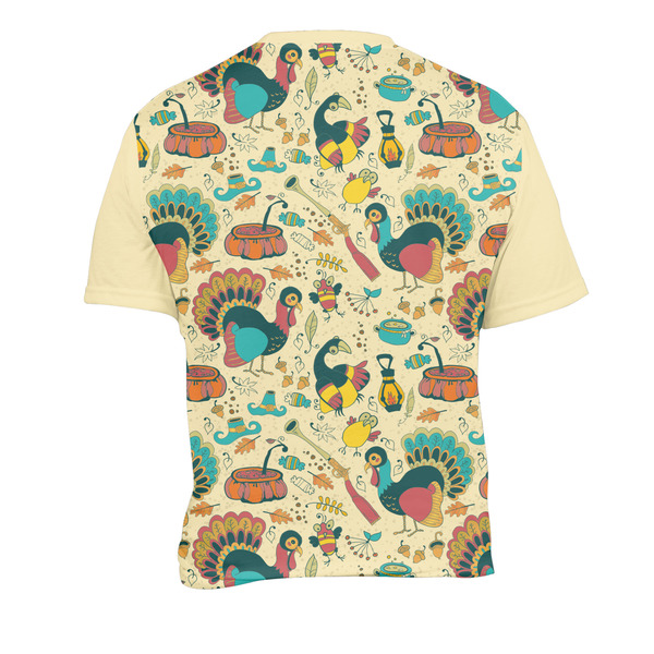 Old Fashioned Thanksgiving Men's Crew Neck T Shirt Medium - Back