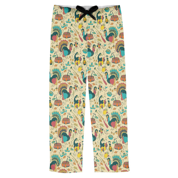 Custom Old Fashioned Thanksgiving Mens Pajama Pants - S