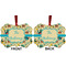 Old Fashioned Thanksgiving Metal Benilux Ornament - Front and Back (APPROVAL)