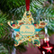 Old Fashioned Thanksgiving Metal Star Ornament - Lifestyle