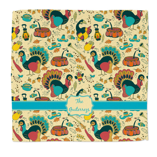 Custom Old Fashioned Thanksgiving Microfiber Dish Rag (Personalized)