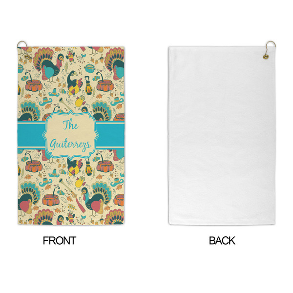 Old Fashioned Thanksgiving Microfiber Golf Towels - APPROVAL