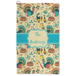 Old Fashioned Thanksgiving Microfiber Golf Towel (Personalized)